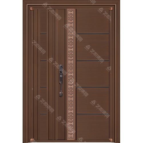 高品质钢铜门5306